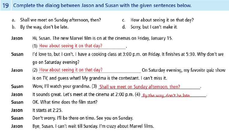 9. Sınıf İngilizce Temelli Etkinlik Kitabı Cevapları Sayfa 36 Cevabı