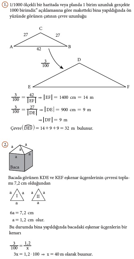 9. Sınıf Matematik Beceri Temelli Etkinlik Kitabı Cevapları Sayfa 172 Cevabı