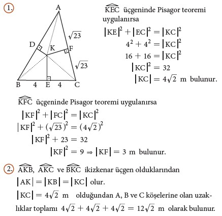 9. Sınıf Matematik Beceri Temelli Etkinlik Kitabı Cevapları Sayfa 202 Cevabı