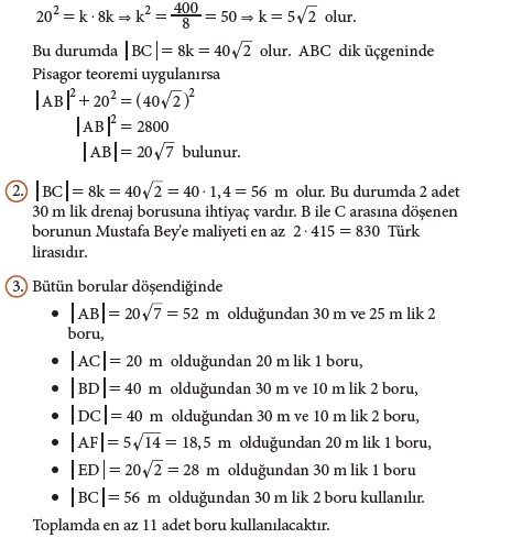 9. Sınıf Matematik Beceri Temelli Etkinlik Kitabı Cevapları Sayfa 219 Cevabı
