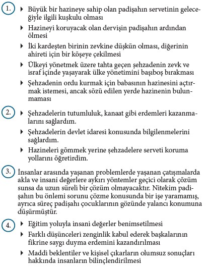 9. Sınıf Türk Dili ve Edebiyatı Beceri Temelli Etkinlik Kitabı Cevapları Sayfa 136 Cevabı