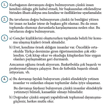 9. Sınıf Türk Dili ve Edebiyatı Beceri Temelli Etkinlik Kitabı Cevapları Sayfa 166 Cevabı
