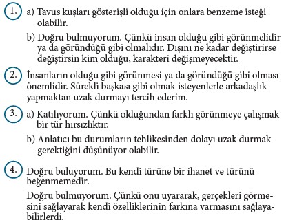 9. Sınıf Türk Dili ve Edebiyatı Beceri Temelli Etkinlik Kitabı Cevapları Sayfa 168 Cevabı