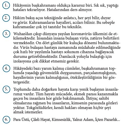 9. Sınıf Türk Dili ve Edebiyatı Beceri Temelli Etkinlik Kitabı Cevapları Sayfa 58 Cevabı