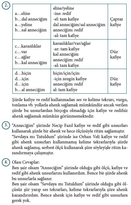 9. Sınıf Türk Dili ve Edebiyatı Beceri Temelli Etkinlik Kitabı Cevapları Sayfa 96 Cevabı