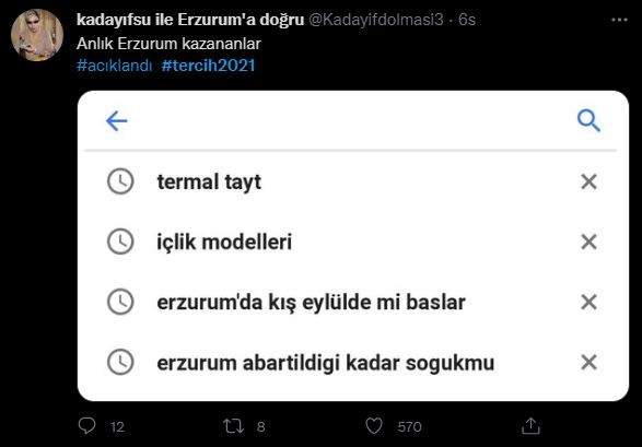 2021 YKS Tercih Sonuçları Sonrası Atılan Komik Tweetler