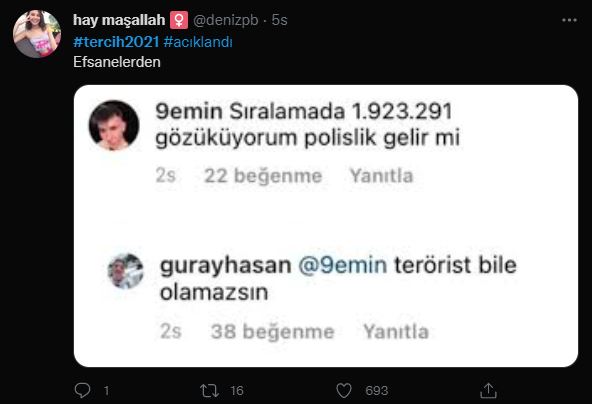 2021 YKS Tercih Sonuçları Sonrası Atılan Komik Tweetler