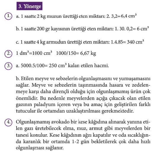 12. Sınıf Kimya Beceri Temelli Etkinlik Kitabı Sayfa 84 Cevabı
