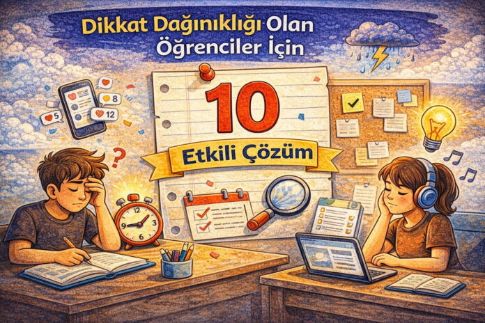 Dikkat Dağınıklığı Olan Öğrenciler İçin 10 Etkili Çözüm